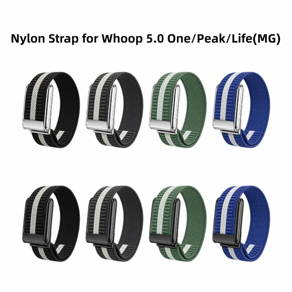 Sweat Band Wrist - 調整可能な伸縮性リストバンド、通気性のあるナイロン製スポーツバンド、快適で耐汗性、Whoop 5.0 One/Peak/Life(MG)用