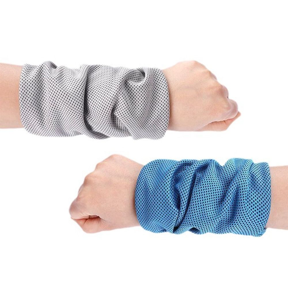 Sweat Band Wrist - ポリエステル繊維スポーツリストスウェットタオル 汗吸収リストワイプ スウェットバンド 速乾冷却タオル フィットネス キャンプ