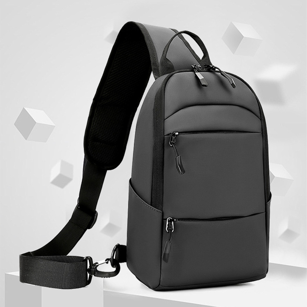Running Gear Bag - メンズカジュアル多機能チェストバッグ、ファッショナブルなシングルショルダークロスボディバッグ、ハイキング、ランニング、サイクリング、キャンプ用