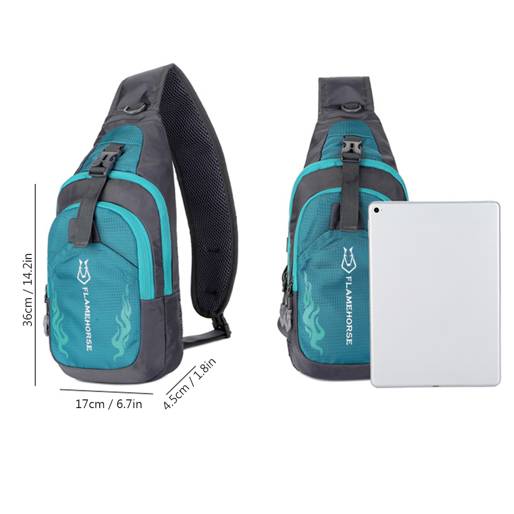 男性スリングバックパックチェストクロスボディバッグ防水軽量チ - Running Gear Bag のレビューと価格