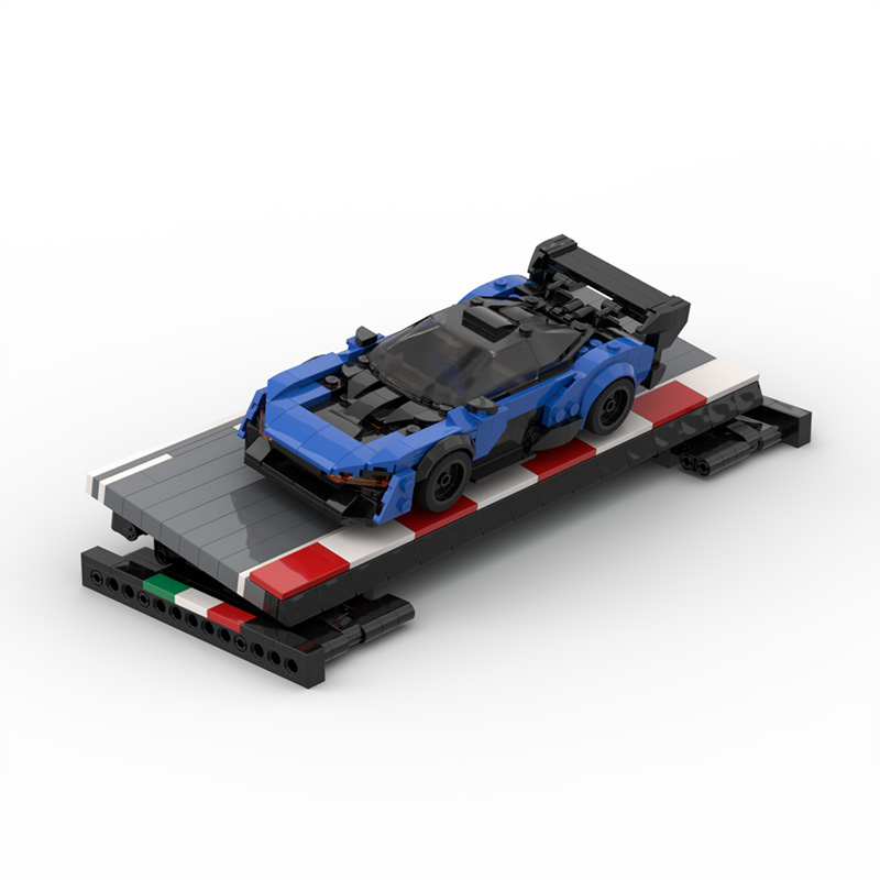 DIY技術MOCスピード車両スポーツカースタンドスピード8車 - Victor Racket Jetspeed のレビューと価格