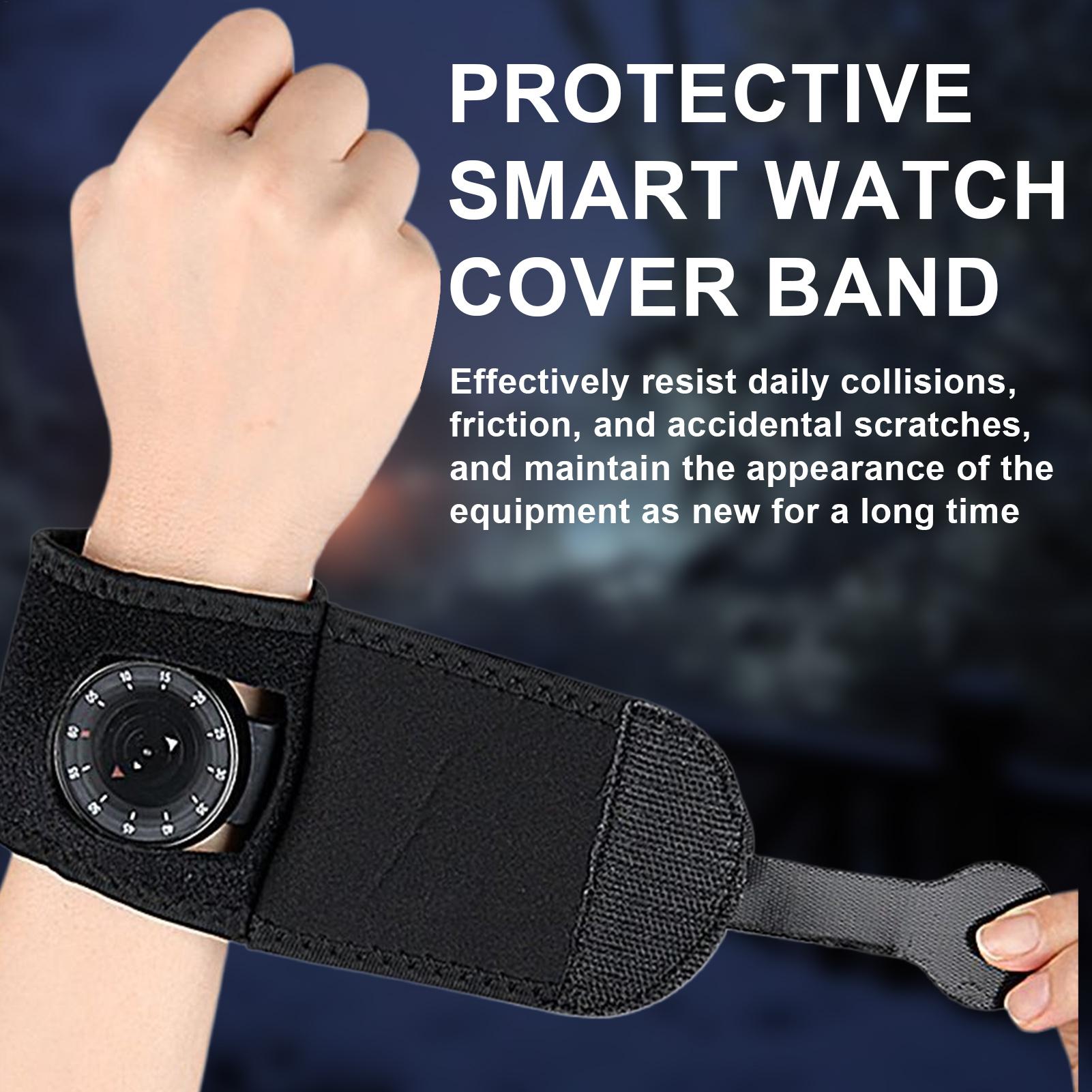 腕時計バンドリストプロテクター、男性用腕時計バンドカバー、防 - Sweat Band Wrist のレビューと価格