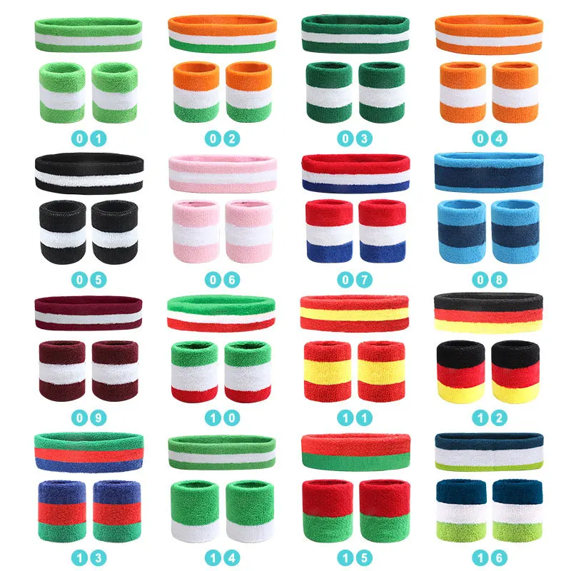 3 ピース/セットスポーツヘッドバンド汗止めバンド高弾性女性 - Sweat Band Wrist のレビューと価格