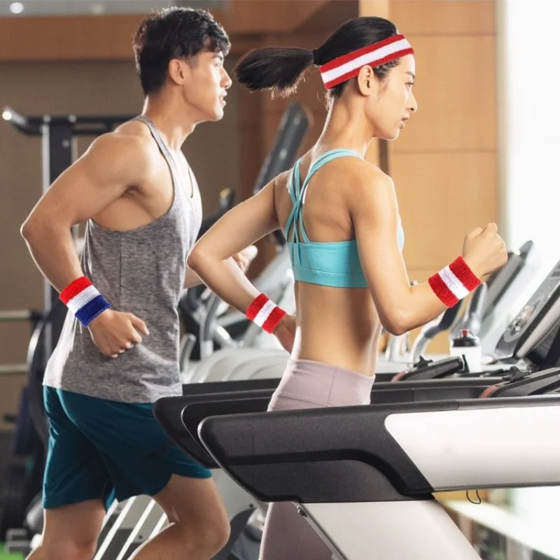 3 ピース/セットスポーツヘッドバンド汗止めバンド高弾性女性 - Sweat Band Wrist のレビューと価格