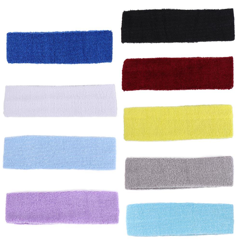 男女兼用ソフトコットンフィットネスバスケットボールヘッドバン - Sweat Band Wrist のレビューと価格