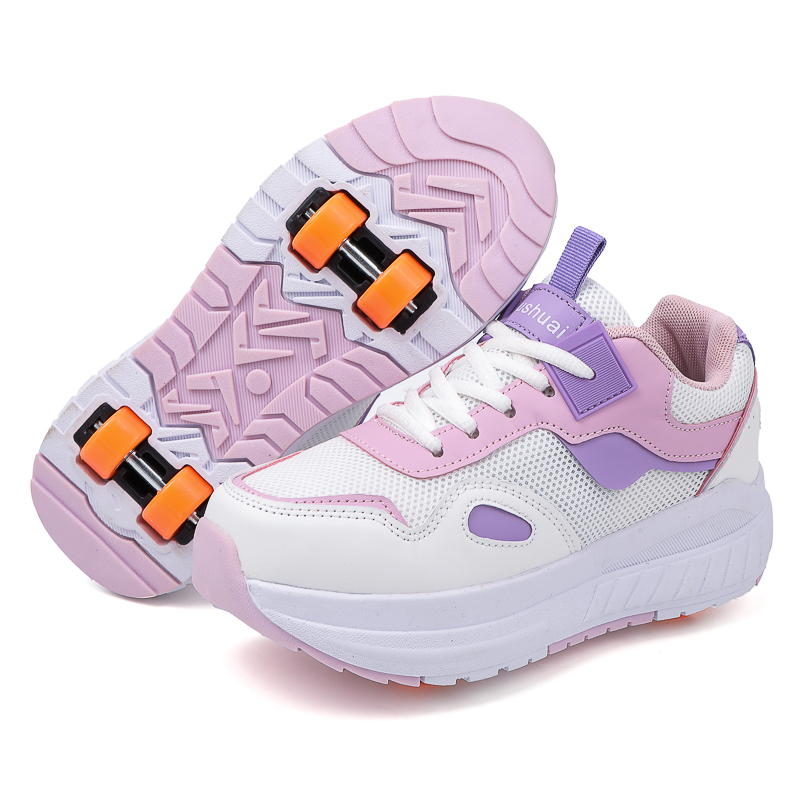 子供用ローラースケート、4輪、取り外し可能な車輪付きスニーカ - Running Z のレビューと価格