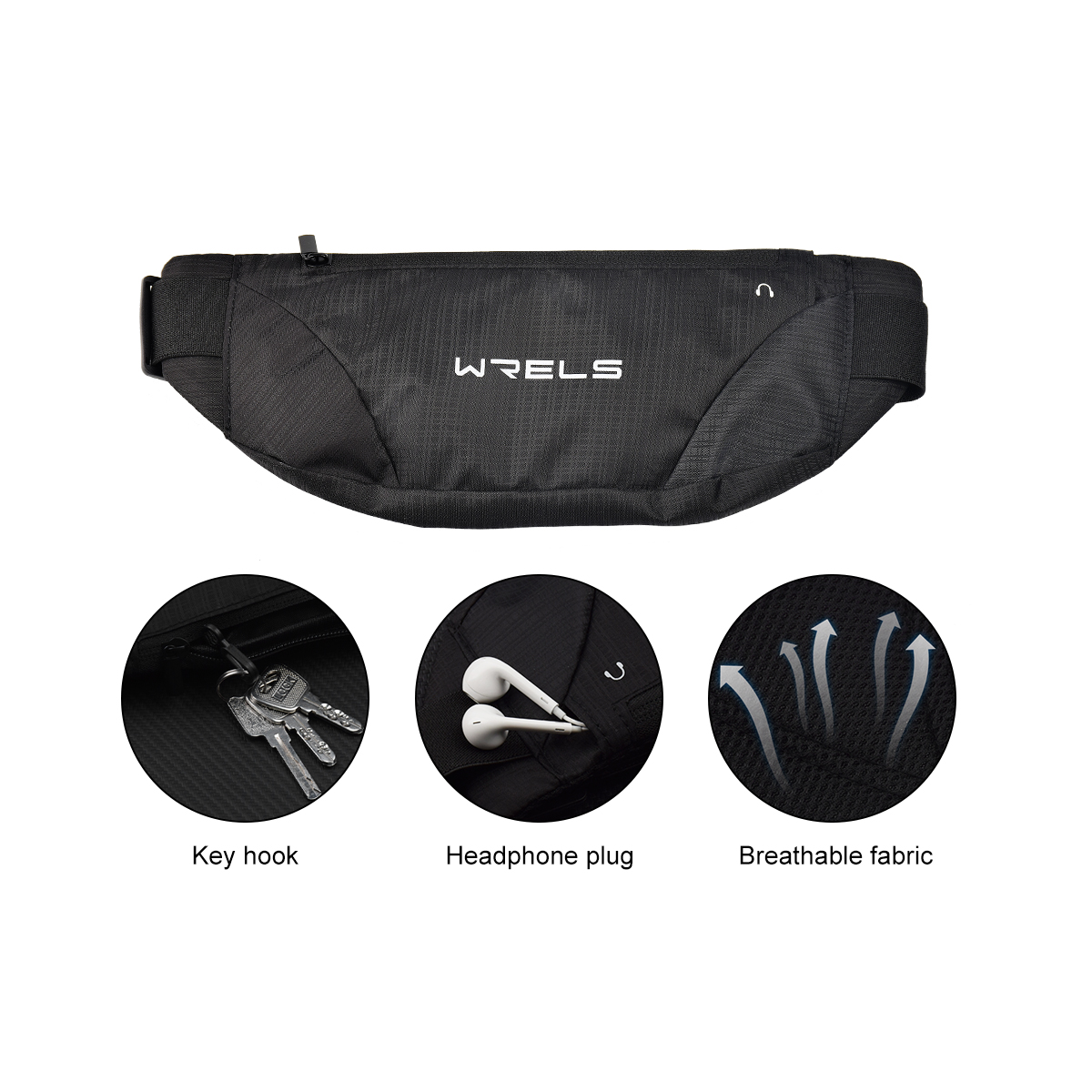 WRELS ウエストバッグランニングバッグアウトドアスポーツ - Running Gear Phone のレビューと価格