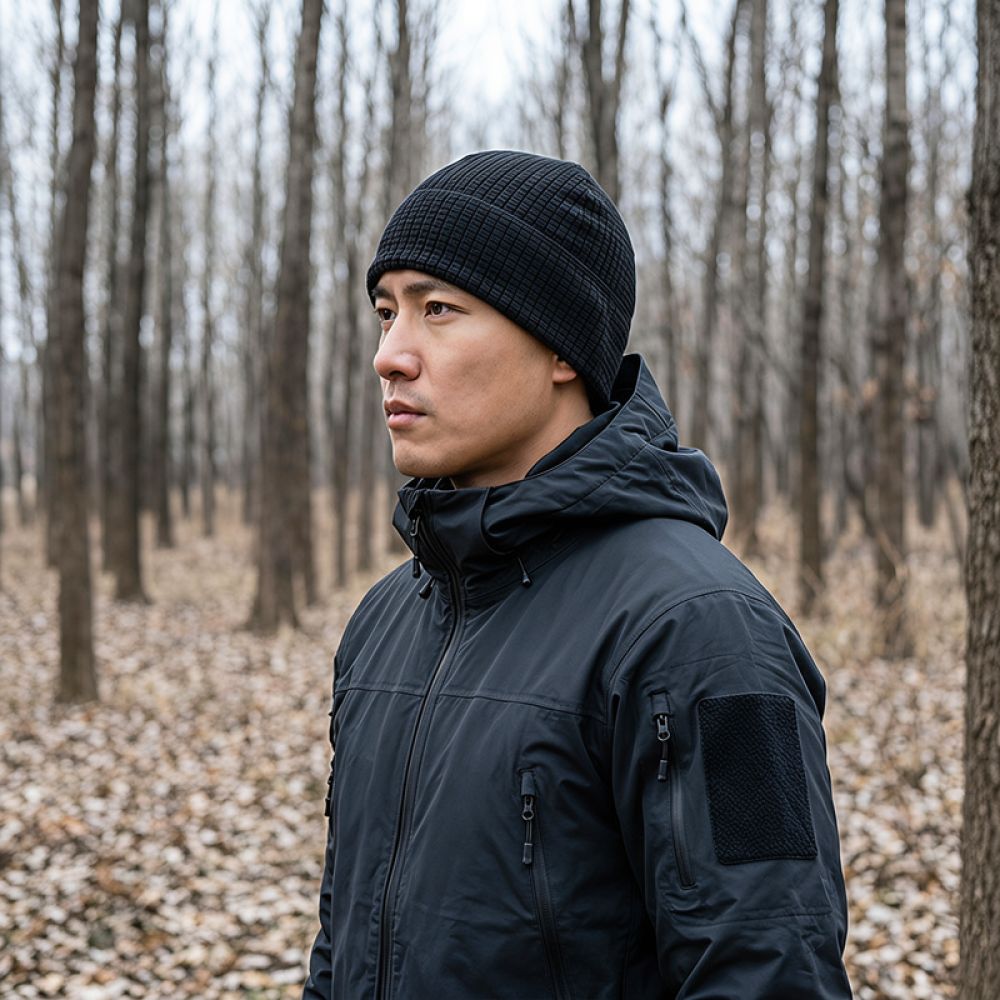メンズ用 厚手フリース素材のニット帽。防風性があり、アウトド - Running Gear In Winter のレビューと価格