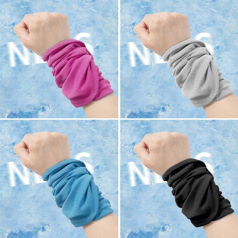 ポリエステル繊維スポーツリストスウェットタオル 汗吸収リスト - Sweat Band Wrist のレビューと価格