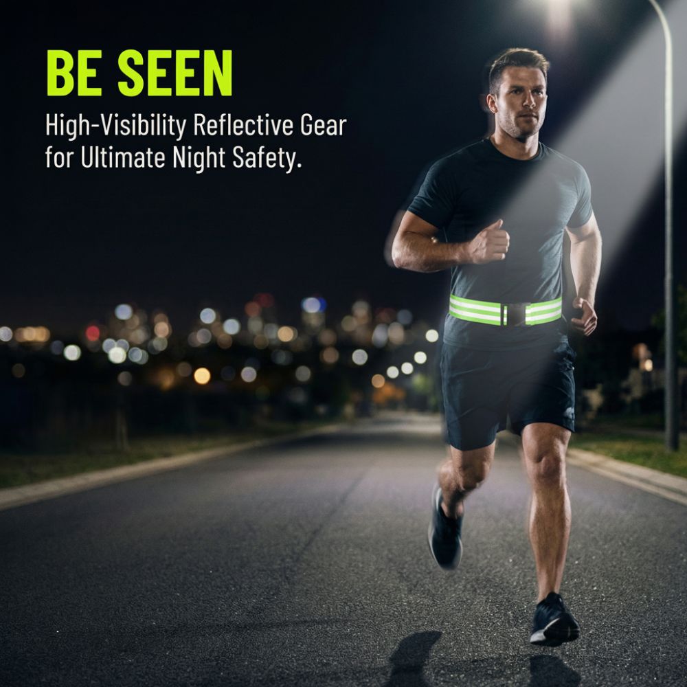 2 個の伸縮性反射ベルト調節可能なポータブルランニング反射ギ - Running Gear Yellow のレビューと価格