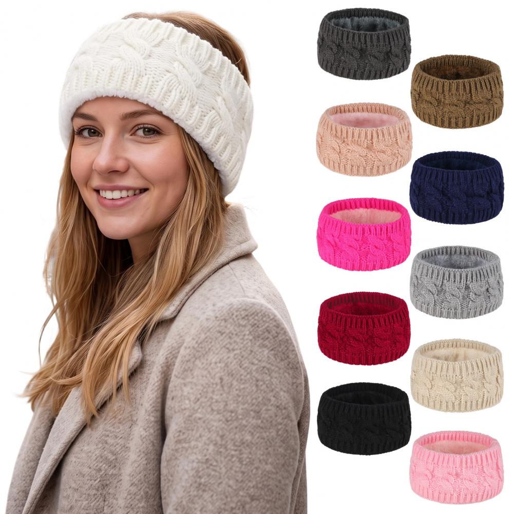 女性用冬のランニングウェア：女性用ニットヘッドバンド、フリー - Running Gear In Winter のレビューと価格
