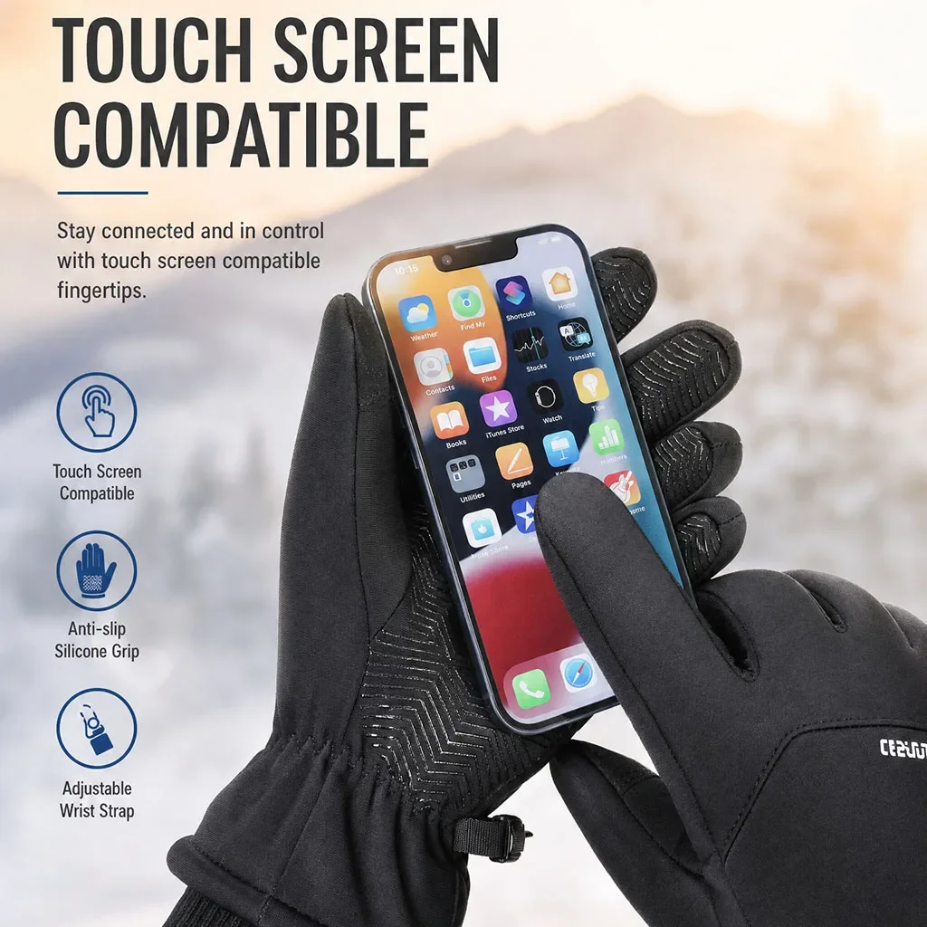 L ● シリコン製グリップ付きのミラーテクノロジー搭載タッチ - Running Gear In Winter のレビューと価格