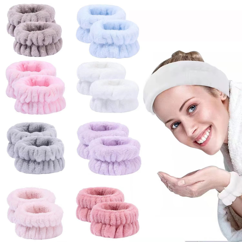 1/2/4 個冬用ウォッシュフェイスとリストバンド吸水スポー - Sweat Band Wrist のレビューと価格