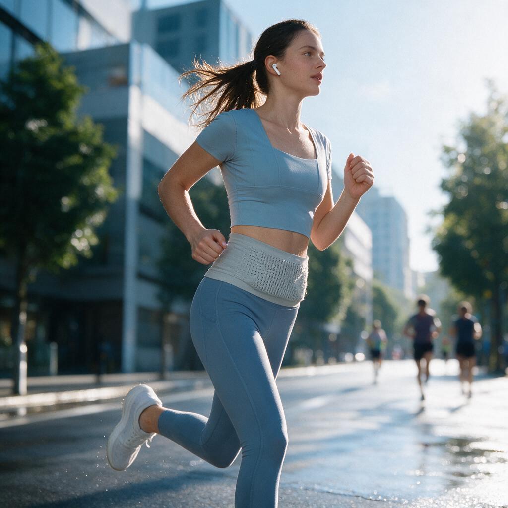 シームレスで目立たないランニング用ウエストポーチ、伸縮性のあ - Running Gear Phone のレビューと価格